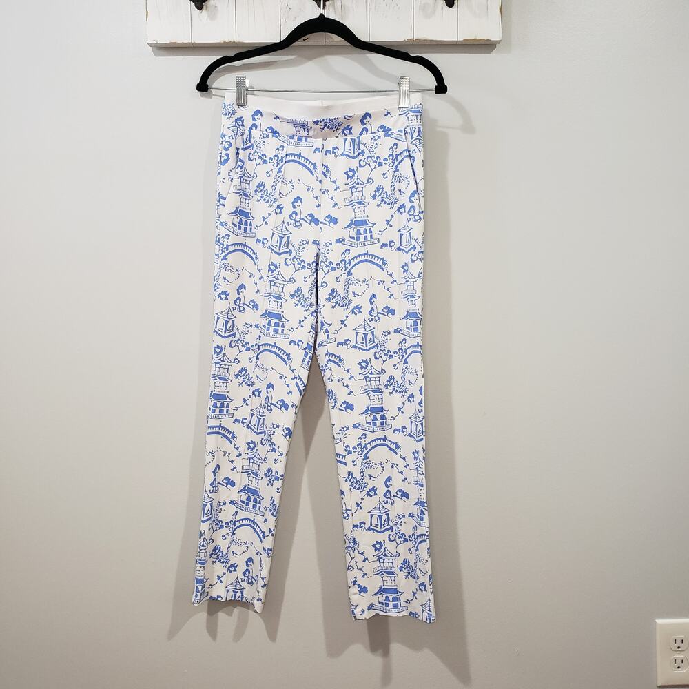 Jude Connally Chinoiserie Pagoda Pants XS